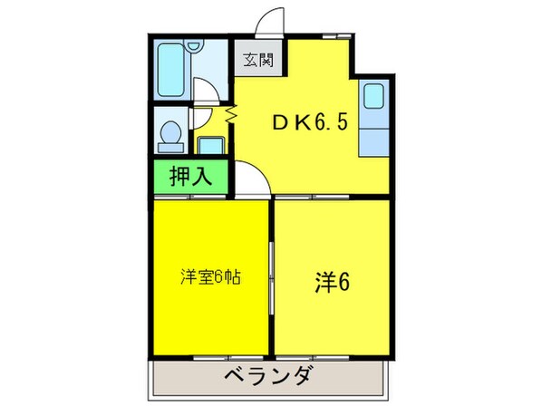 プロスパー中百舌鳥の物件間取画像